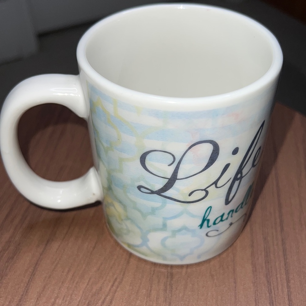 Life Is Fragile Handle With Prayer coffee/tea mug cup